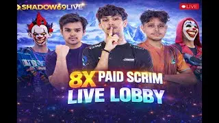 8 X PAID SCRIM PRESENT LIVE LOBBY  // 6 PM // 15 JAN #freefireindiatournament #bpl2025