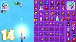 HITMASTERS ALL OUTFITS AND ALL GUNS AND ALL MODES GAMEPLAY WALKTHROUGH PART 14