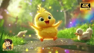Baby Chick Dance Song 🐣 | Cutest Fluffy Chick Ever!