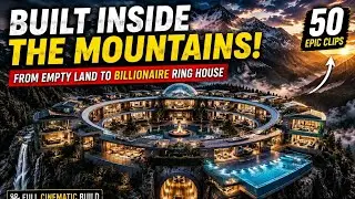 Building a Futuristic Ring Mansion Inside the Mountains From Empty Mountain Land to Billionaire Ring