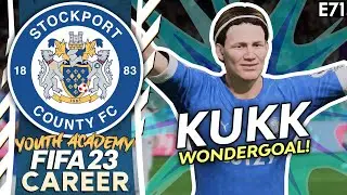LONG SHOT HERO KEEPS TITLE DREAM ALIVE! FIFA 23 YOUTH ACADEMY CAREER MODE | STOCKPORT (EP 71)