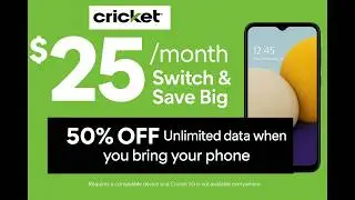 Cricket Wireless Has New $25/Month BYOD Unlimited 5G Data Plan to Price Match Straight Talk Wireless