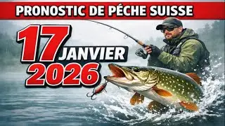 PROGNOSTIC DE P&Ecirc;CHE en Suisse le 17 janvier 2026 : Pr&eacute;parez-vous &agrave; une journ&eacute;e de patience et de r&eacute;