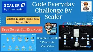 Free Scaler Swags For Everyone | Code Everyday Challenge By Scaler | Learn To Code Everyday #Scaler
