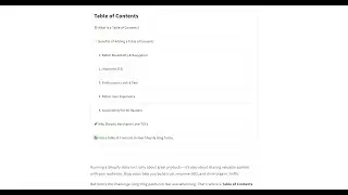 Add a table of contents to your Shopify Store with the Ahoi Apps Table of Contents app