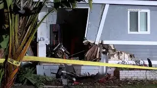 High-Speed Crash Into Homes
