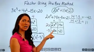 Box Method of Factoring (Easy tutorial!)