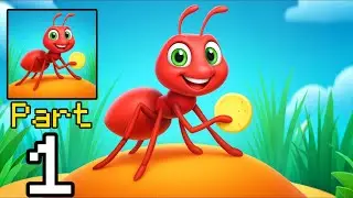 Ant Land - Gameplay Walkthrough Part 1 - Create Ant Army Commander (Android, iOS)