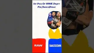 1st Pick Of SmackDown At WWE Draft 2023 Is Roman Reigns #shorts #wwe #romanreigns