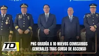 PNC gradúa a 10 nuevos comisarios generales tras curso de ascenso