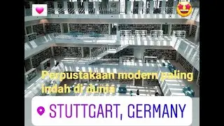 Public Library in Stuttgart Germany - Perpustakaan Umum di Stuttgart Jerman