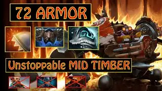 +72 ARMOR MID TIMBER Dota2 7.24 Patch  Pro Gameplay