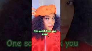 Easiest Headwrap Style You Need to Try #shorts