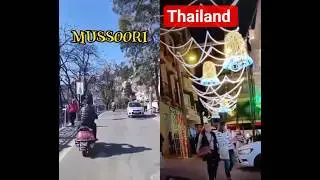 &ldquo;Mussoorie serenity or Thailand party? Vote now! 💙❤️Chai in the hills ☕ vs Thai ice #trending #viral