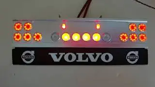 CGRC Metal Tail Light System 1/14 RC Truck Volvo scania MAN actros