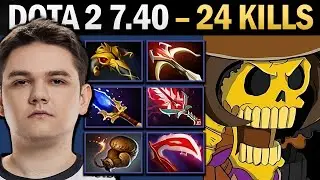 Clinkz Pro Carry with Bloodthorne and 24 Kills - Dota 7.41