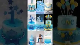 Simple First Birthday Cake Decorating Ideas for Boys #shorts #trending #shortsfeed #ytshorts #viral