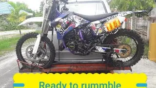 Yamaha yz kw rx z trail jadul anhang gendongan tutorial || @Maskoko114 #2tak #dirtbike #2stroke