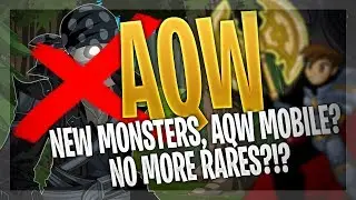 AQW - NEW MONSTERS! AQWorlds Mobile Coming Soon.. NO MORE RARES?! + NEW CLASS +... Vesper's NEW Shop