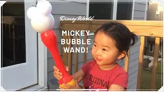 Disney World Mickey Bubble Glow Wand -Sensory Play