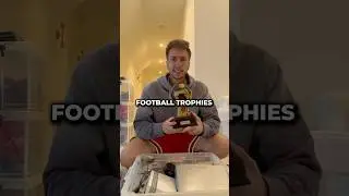 My football trophy collection! 😎🏆