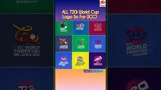 T20 World Cup Logo evolution #t20worldcup #cricket #t20cricket #viratkohli #shorts #youtubeshorts