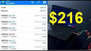 Best Forex Robot Deposit $100 Profit $216 l Awesome!!! Never LOSS!!!