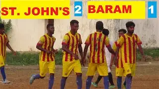 BEST FOOTBALL HIGHLIGHTS ST JOHNS 2 VS 4S BARAM B 1 ! SWARNREKHA FOOTBALL TOURNAMENT 2019