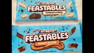 Tried two Mr Beast Feastables (not sponsored) #food #candy #candybar