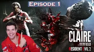 STARTING CLAIRE'S STORY! - Resident Evil 2 Remake (Full  BLIND Game Playthrough) #1