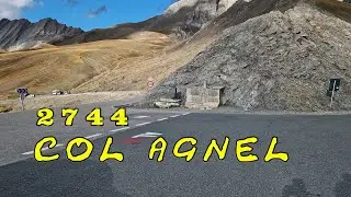 Przełęcz Col Agnel 2744 m &ndash; Alpy Epickie Jedź z Włoch 🇮🇹 do Francji 🇫🇷Tour de France