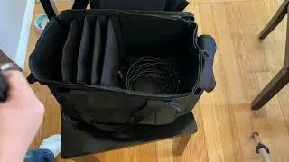 Aleemin Large DJ Cable Bag - Close look, review, & demo