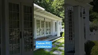 Custom PVC #Architecture. #columns #exteriordesign #millwork #pergola #landscapedesign