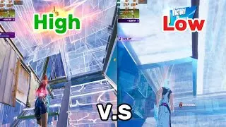 Fortnite on GTX 1650 | Ryzen 5 3600 | High V.S Low Meshes | Ranked Reload Gameplay