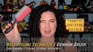 Best Styling Technique with the Denman Brush | Curl Friendly
