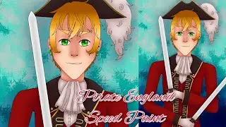 Pirate APH England-Hetalia-Speedpaint