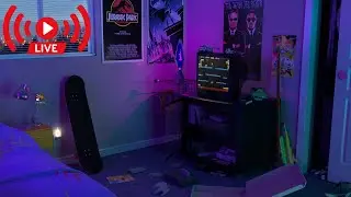 10 Hour Live Wallpaper 4K Retro Gaming Room  Neon For Windows PC  Full HD