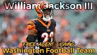 William Jackson III | 2021 Free Agent Class | Washington Football Team