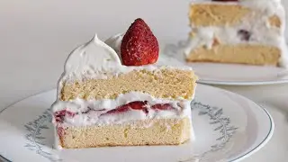 Japanese Strawberry Shortcake | Fluffy Japanese Strawberry Cake