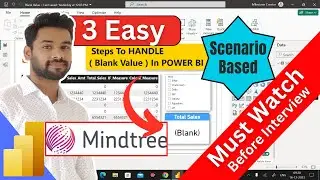 #mindtree 🔥Вопросы и ответы на собеседовании по Power BI на основе сценария, основанного на обраб...
