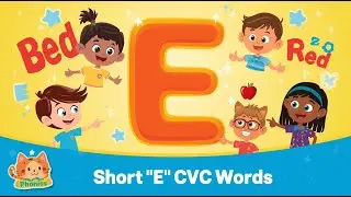 E CVC Words | Short E Sound | Phonics for Kids #trending #phonicsforkids #kidseducatio #kidslearning