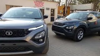 Tata Harrier Thermisto Gold&Telesto Grey in Outdoor|Both are Looking Same ? 4K 60FPS Video