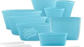 Reusable Silicone Food Storage Bags | New Slide &lsquo;n Seal Reusable Pouches Preview