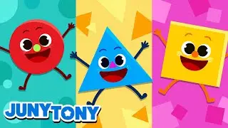Juego de Formas | Mis Primeras Matemáticas | Redondo, Triángulo, Cuadrado | JunyTony en español
