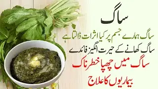 Saag khane ke fayde | Saag Benefits in Urdu - Hindi | Simple Organic Food