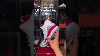 Air Jordan 3 &lsquo;Cardinal Red&rsquo; #jordan #sneakers #sneakerheads