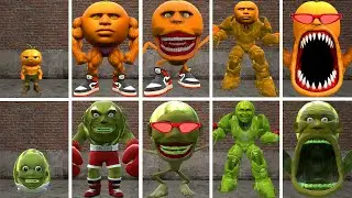 ???: ALL NEW EVOLUTIONARY FORMS OF ODINDINDUN MONSTER VS LINGANG MELON MONSTER IN GMOD!