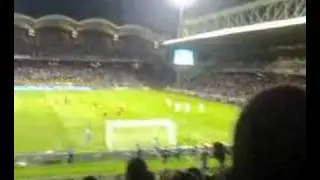 But sur p&eacute;nalty Alou Diarra OL/Lens2007 au stade de Gerland