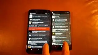 Nexus 6 vs Essential PH-1 (NMJ20D) Scrolling
