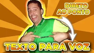 🚀 💲 ▶ COMO TRANSFORMAR TEXTO EM VOZ PARA CRIAR VÍDEO PARA O YOUTUBE SEM APARECER  🚀🚀